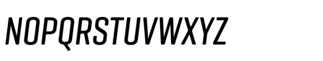 Geogrotesque Compressed Medium Italic Font UPPERCASE