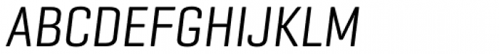 Geogrotesque Cond Regular Italic Font UPPERCASE