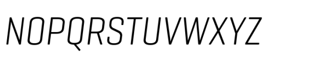 Geogrotesque Condensed Series Geogrotesque Condensed Light Italic Font UPPERCASE