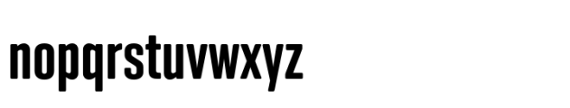 Geogrotesque Condensed Series Geogrotesque XCompressed Semi Bold Font LOWERCASE