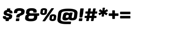 Geogrotesque Expanded Series Geogrotesque Wide Bold Italic Font OTHER CHARS