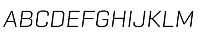 Geogrotesque Expanded Series Geogrotesque Wide Light Italic Font UPPERCASE
