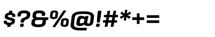 Geogrotesque Expanded Series Geogrotesque Wide Semi Bold Italic Font OTHER CHARS