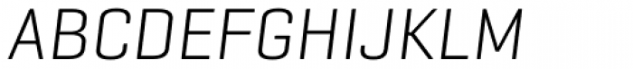 Geogrotesque Light Italic Font UPPERCASE
