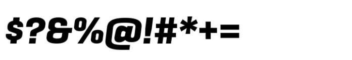 Geogrotesque Sharp Bold Italic Font OTHER CHARS