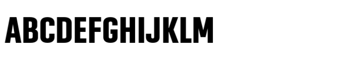Geogrotesque Sharp Compressed Bold Font UPPERCASE