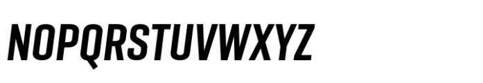 Geogrotesque Sharp Compressed Semi Bold Italic Font UPPERCASE