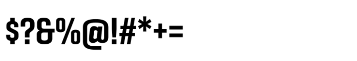 Geogrotesque Sharp Compressed Semi Bold Font OTHER CHARS