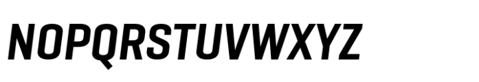 Geogrotesque Sharp Condensed Semi Bold Italic Font UPPERCASE