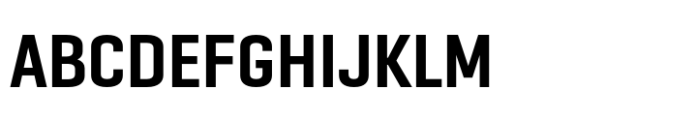 Geogrotesque Sharp Condensed Semi Bold Font UPPERCASE