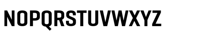 Geogrotesque Sharp Condensed Semi Bold Font UPPERCASE