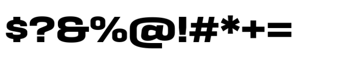 Geogrotesque Sharp Extended Bold Font OTHER CHARS