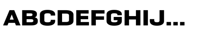 Geogrotesque Sharp Extended Bold Font UPPERCASE