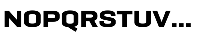 Geogrotesque Sharp Extended Bold Font UPPERCASE