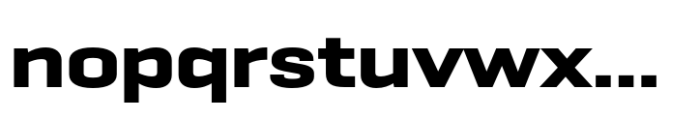 Geogrotesque Sharp Extended Bold Font LOWERCASE