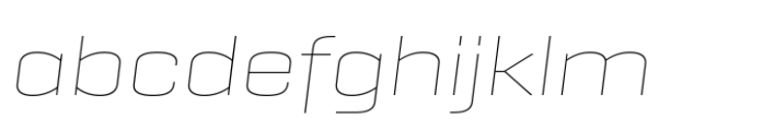 Geogrotesque Sharp Extended Thin Italic FONT