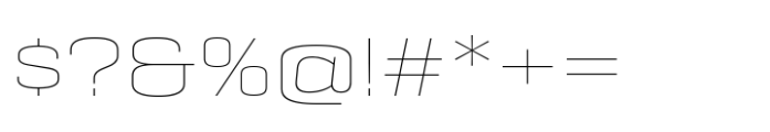 Geogrotesque Sharp Extended Thin Font OTHER CHARS