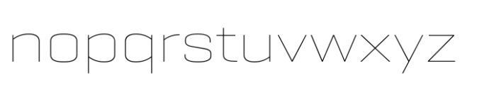 Geogrotesque Sharp Extended Thin Font LOWERCASE