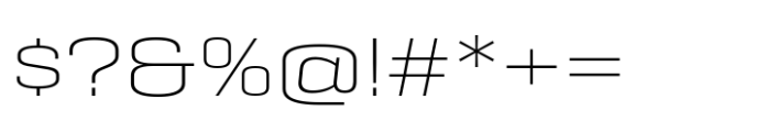 Geogrotesque Sharp Extended Ultra Light Font OTHER CHARS
