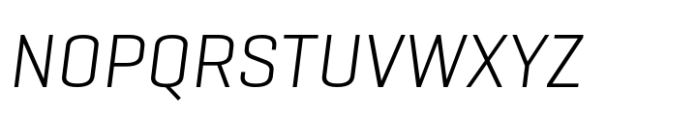 Geogrotesque Sharp Light Italic Font UPPERCASE