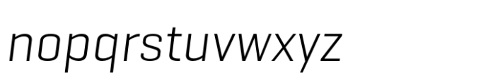Geogrotesque Sharp Light Italic Font LOWERCASE