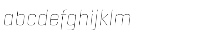 Geogrotesque Sharp Thin Italic FONT