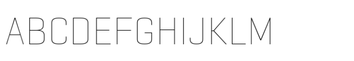 Geogrotesque Sharp Thin Font UPPERCASE