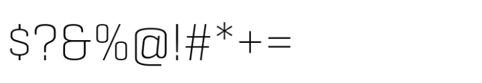Geogrotesque Sharp Ultra Light Font OTHER CHARS