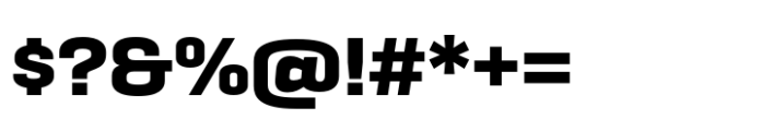 Geogrotesque Sharp Wide Bold Font OTHER CHARS