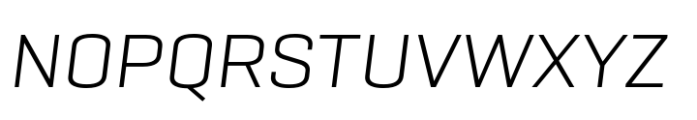 Geogrotesque Sharp Wide Light Italic Font UPPERCASE