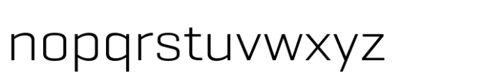 Geogrotesque Sharp Wide Light Font LOWERCASE