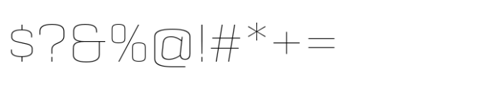 Geogrotesque Sharp Wide Thin Font OTHER CHARS