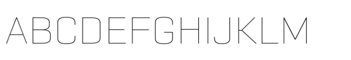 Geogrotesque Sharp Wide Thin Font UPPERCASE