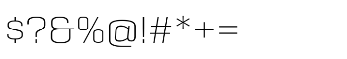 Geogrotesque Sharp Wide Ultra Light Font OTHER CHARS