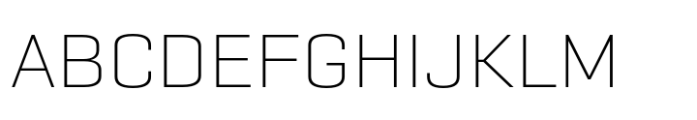Geogrotesque Sharp Wide Ultra Light Font UPPERCASE