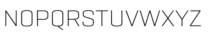 Geogrotesque Sharp Wide Ultra Light Font UPPERCASE