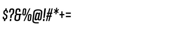 Geogrotesque Sharp XCompressed Medium Italic Font OTHER CHARS
