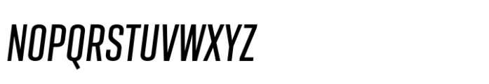 Geogrotesque Sharp XCompressed Medium Italic Font UPPERCASE