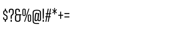 Geogrotesque Sharp XCompressed Regular Font OTHER CHARS