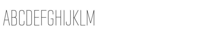 Geogrotesque Sharp XCompressed Thin Font UPPERCASE