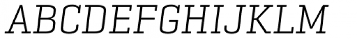 Geogrotesque Slab Light Italic Font UPPERCASE