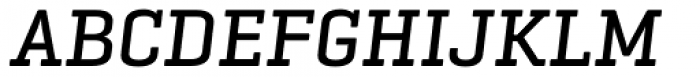 Geogrotesque Slab Medium Italic Font UPPERCASE
