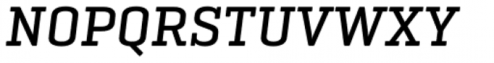 Geogrotesque Slab Medium Italic Font UPPERCASE