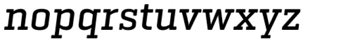 Geogrotesque Slab Medium Italic Font LOWERCASE