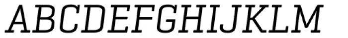 Geogrotesque Slab Regular Italic Font UPPERCASE