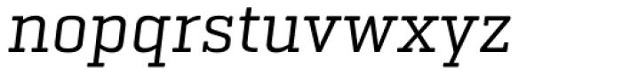 Geogrotesque Slab Regular Italic Font LOWERCASE