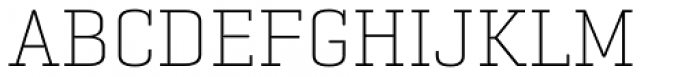Geogrotesque Slab Ultra Light Font UPPERCASE