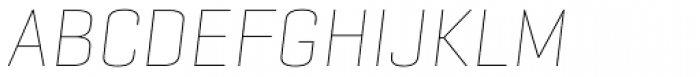 Geogrotesque Thin Italic Font UPPERCASE