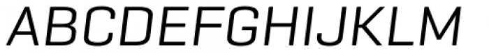Geogrotesque Wide Regular Italic Font UPPERCASE