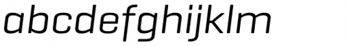 Geogrotesque Wide Regular Italic Font LOWERCASE